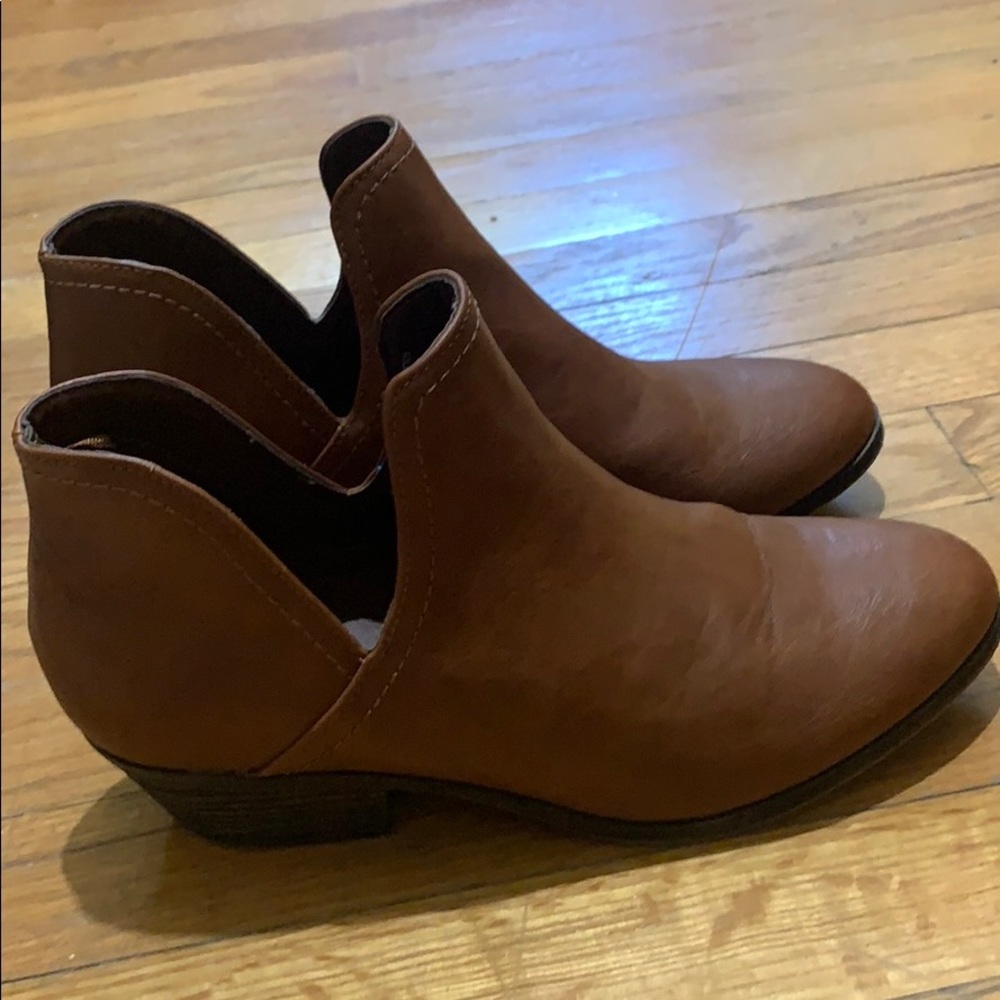 Brown booties